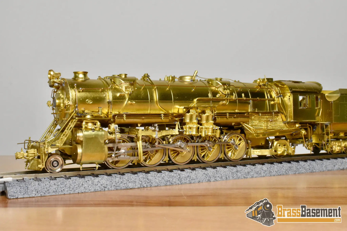 HO Brass – OMI 1496 B&O Baltimore & Ohio S-1a 2-10-2 Big Six – Unpainted - Brass Steam Locomotive