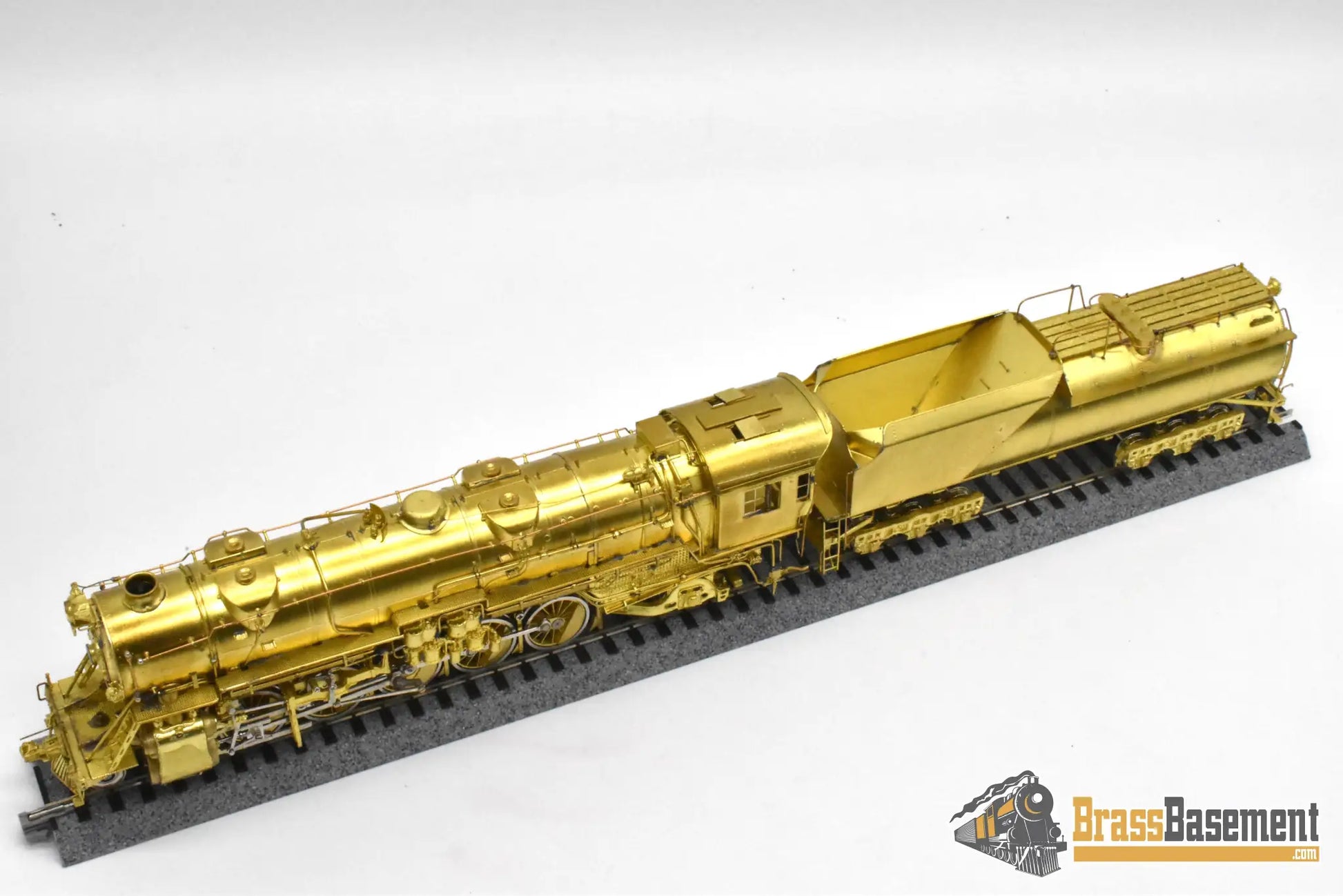 HO Brass – OMI 1496 B&O Baltimore & Ohio S-1a 2-10-2 Big Six – Unpainted - Brass Steam Locomotive