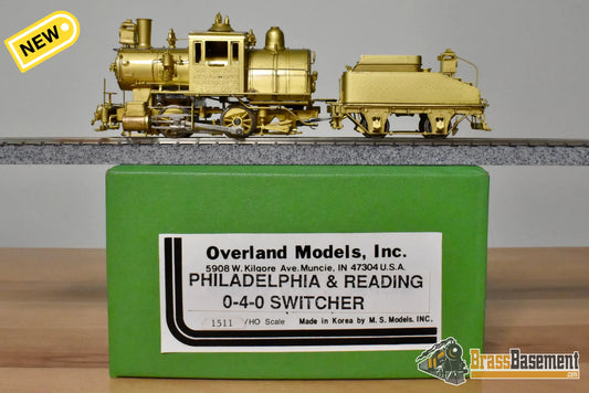 HO Brass - OMI 1511 Philadelphia & Reading P&R 0-4-0 CamelBack - Unpainted - NIB - Steam