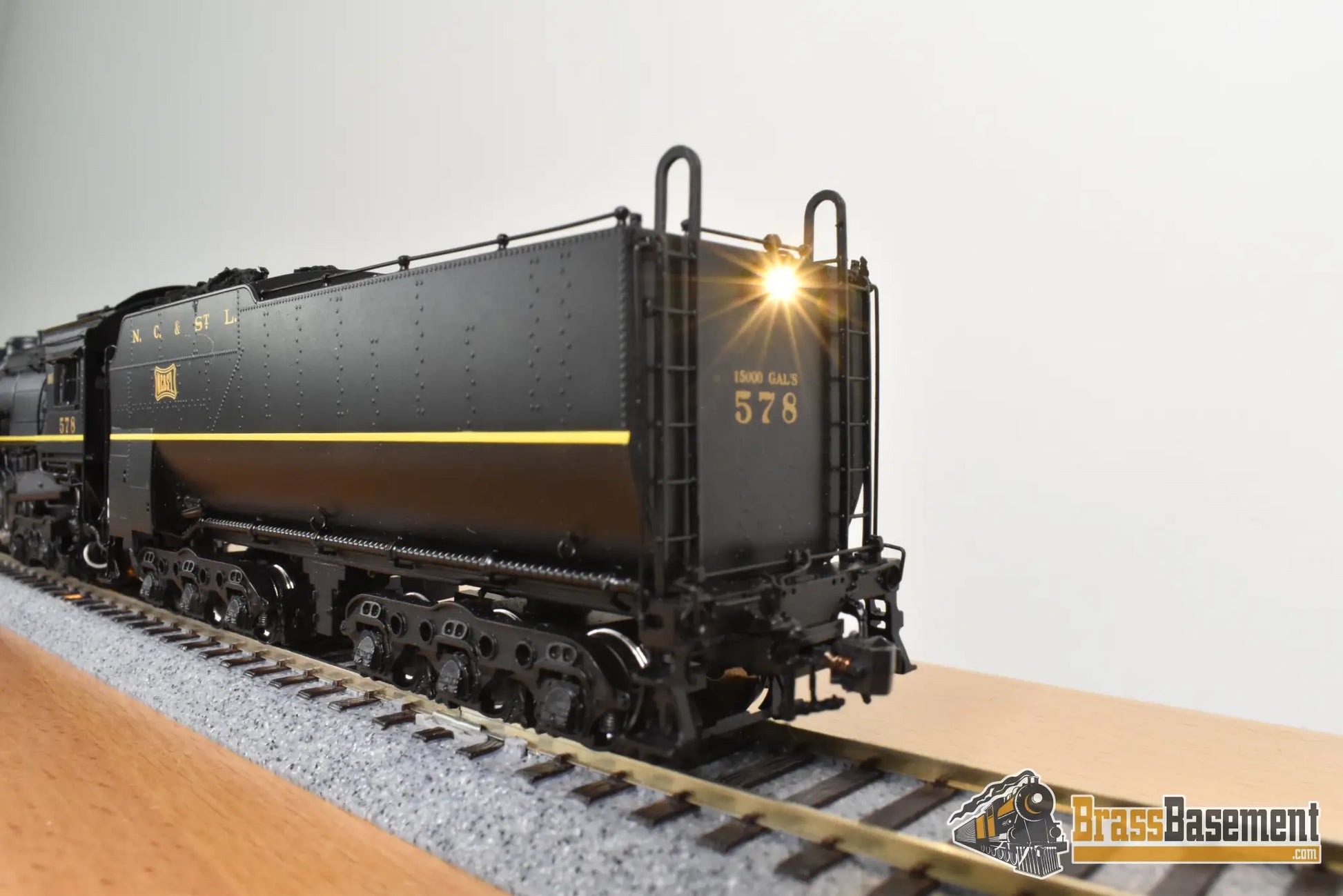HO Brass - OMI 1529.1 Nashville Chattanooga & St. Louis NC&STL 4-8-4 “Stripe” #578 - DCC Sound - Steam