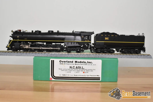 HO Brass - OMI 1529.1 Nashville Chattanooga & St. Louis NC&STL 4-8-4 “Stripe” #578 - DCC Sound - Steam