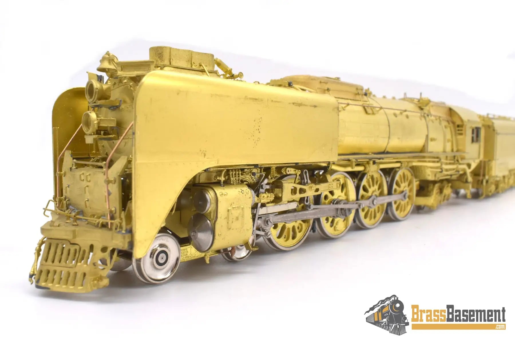 Ho Brass - Omi 1534 Union Pacific Up Fef - 3 4 - 8 - 4 W/ Triple Stack #835 837 839 Unpainted Steam