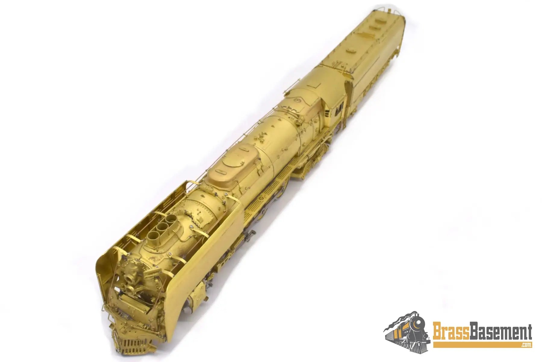 Ho Brass - Omi 1534 Union Pacific Up Fef - 3 4 - 8 - 4 W/ Triple Stack #835 837 839 Unpainted Steam