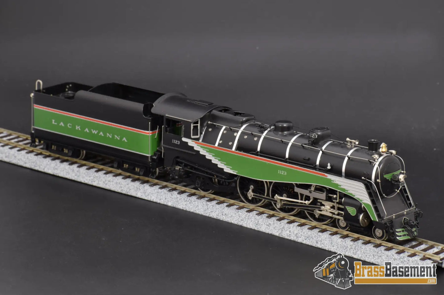 Ho Brass - Omi 1536.1 Dl&W Lackawanna N - 9 4 - 6 - 2 #1123 F/P Multi - Color Steam