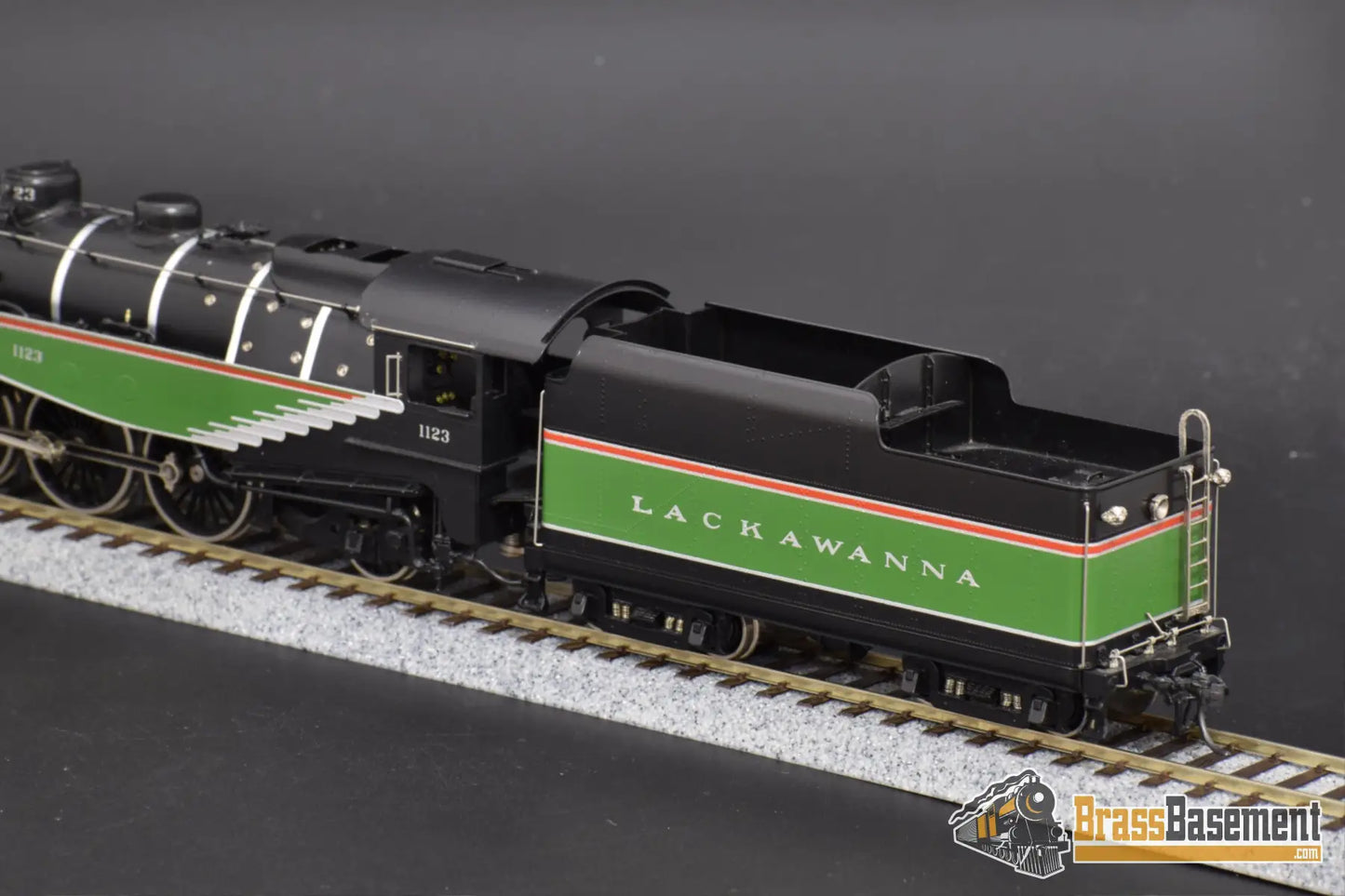 Ho Brass - Omi 1536.1 Dl&W Lackawanna N - 9 4 - 6 - 2 #1123 F/P Multi - Color Steam