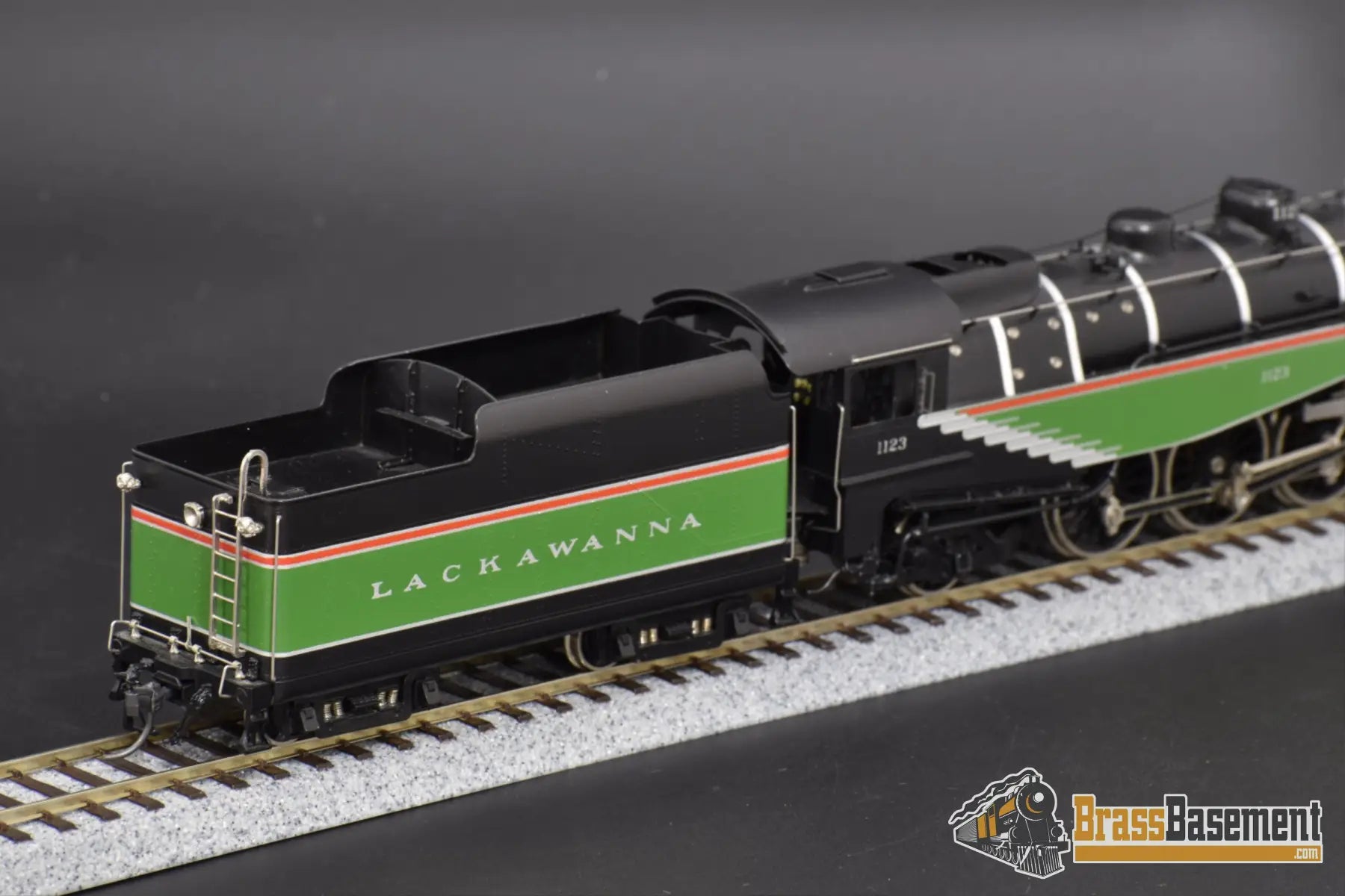 Ho Brass - Omi 1536.1 Dl&W Lackawanna N - 9 4 - 6 - 2 #1123 F/P Multi - Color Steam