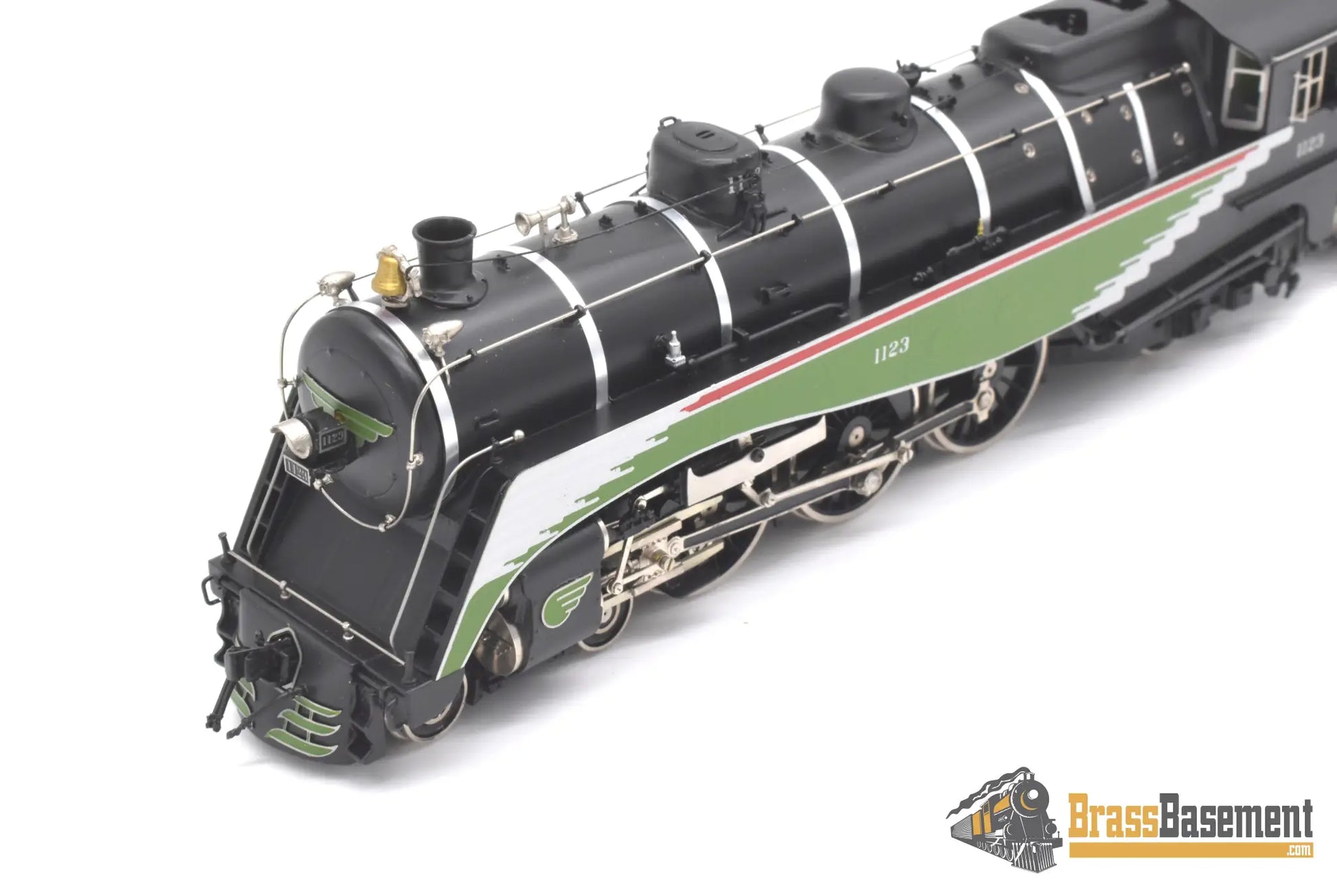 Ho Brass - Omi 1536.1 Dl&W Lackawanna N-9 4-6-2 Streamlined #1123 Multi Color F/P 1992 Run Ajin