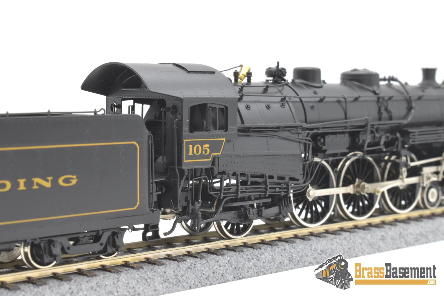 Ho Brass - Omi 1565.1 Reading 4 - 6 - 2 Pacific G1Sa Unstreamlined #105 Fp Steam