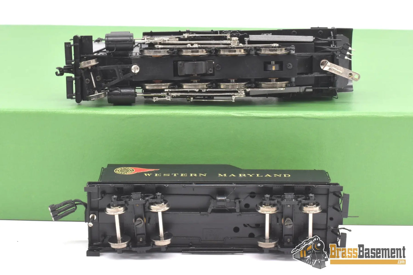 Ho Brass - Omi 1567.1 Wm Western Maryland H - 7A 2 - 8 - 0 Consolidation Factory Painted Fireball