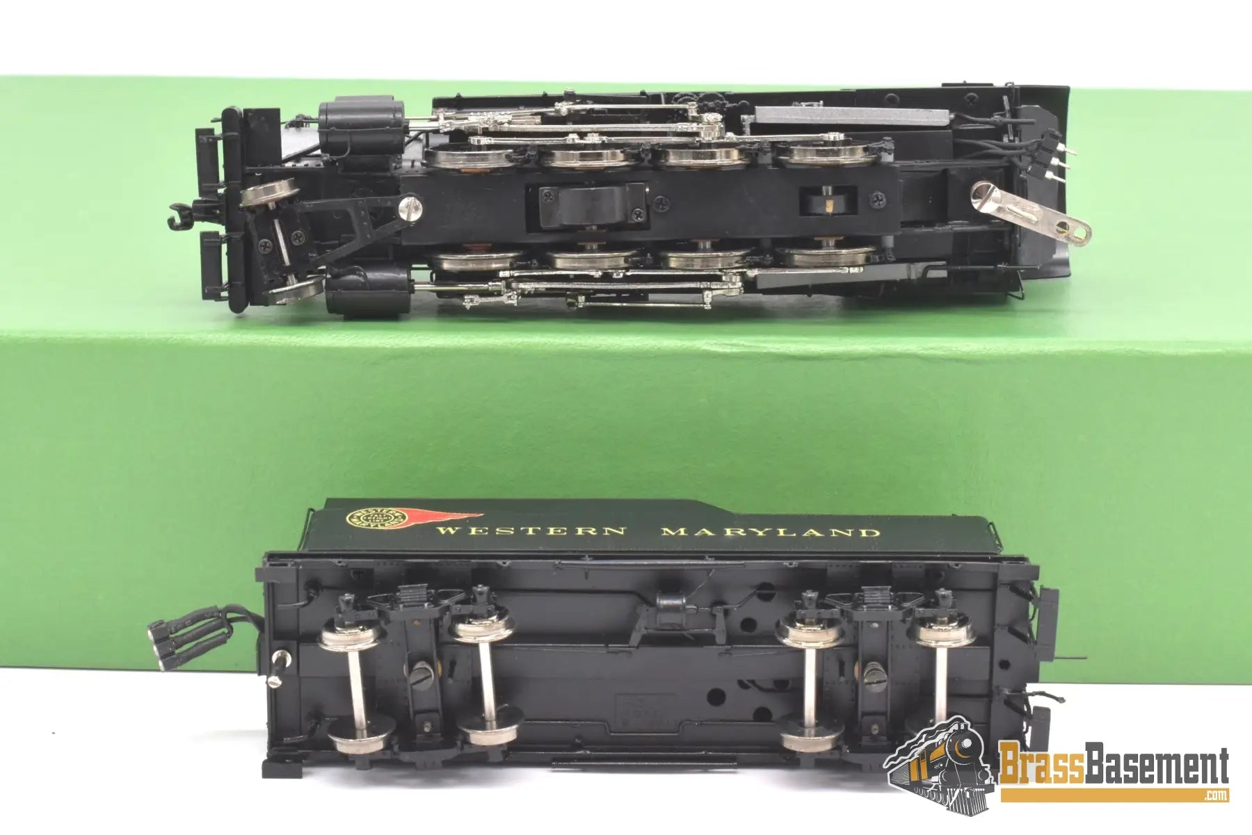 Ho Brass - Omi 1567.1 Wm Western Maryland H - 7A 2 - 8 - 0 Consolidation Factory Painted Fireball