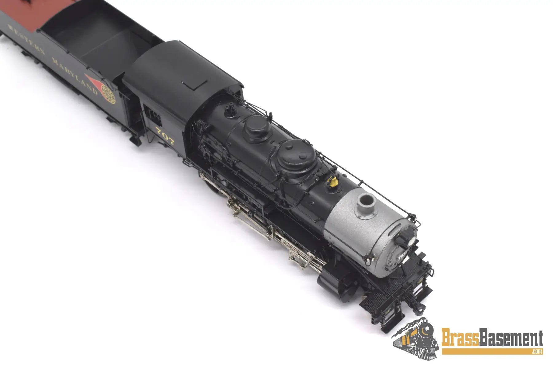 Ho Brass - Omi 1567.1 Wm Western Maryland H - 7A 2 - 8 - 0 Consolidation Factory Painted Fireball