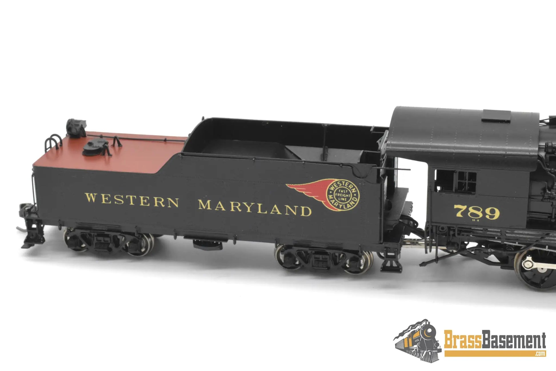 HO Brass - OMI 1569.1 WM Western Maryland H-8 2-8-0 Consolidation #789 - F/P FIREBALL Steam