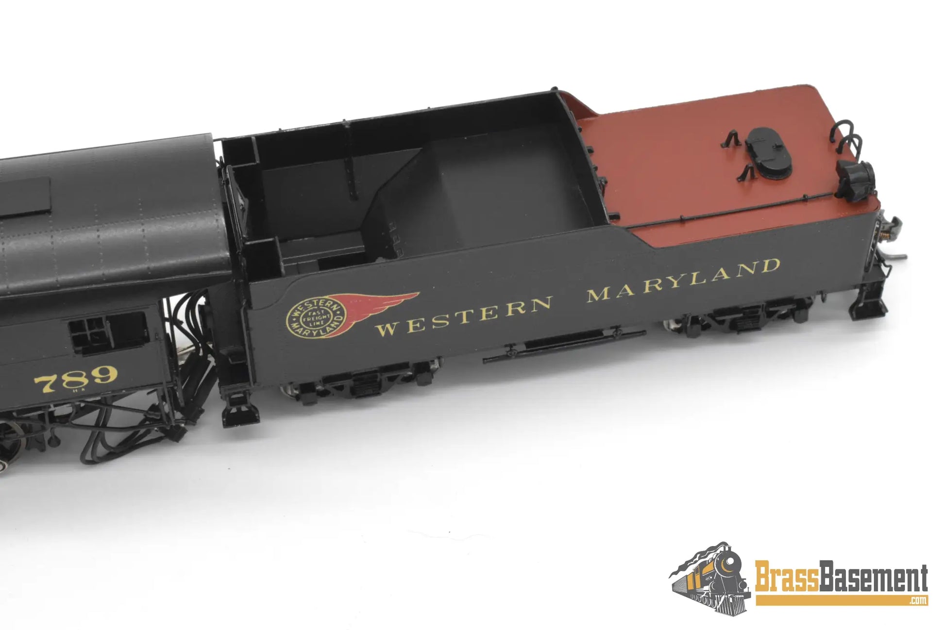 HO Brass - OMI 1569.1 WM Western Maryland H-8 2-8-0 Consolidation #789 - F/P FIREBALL Steam
