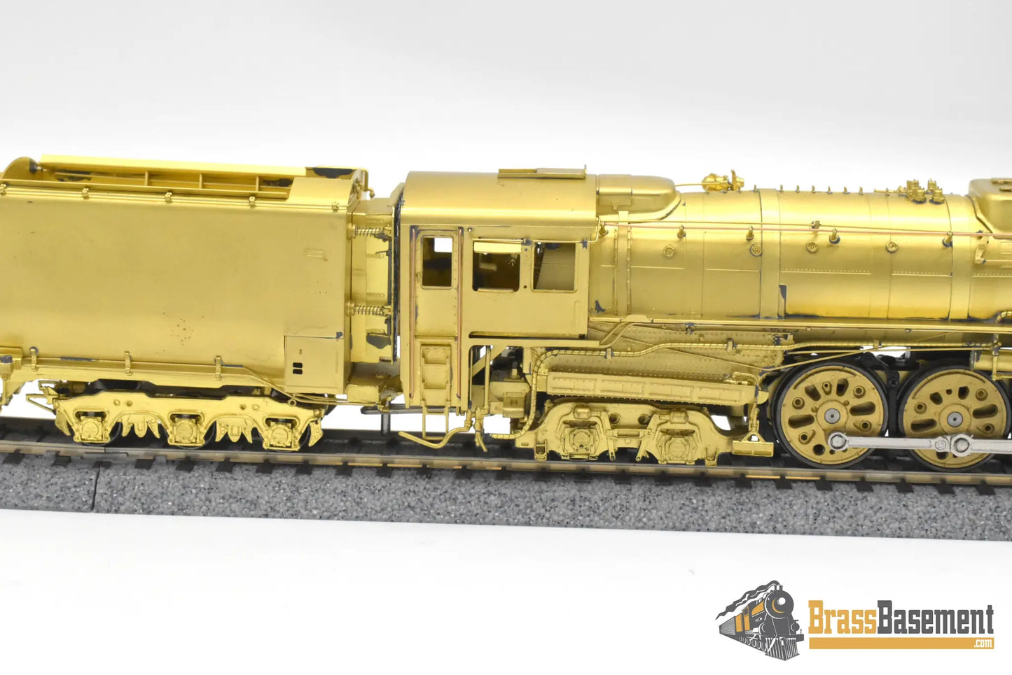 HO Brass - OMI 1577 Milwaukee Road ’S3’ 4-8-4 Northern Square Boiler Front Coal Tender - Unpainted Steam