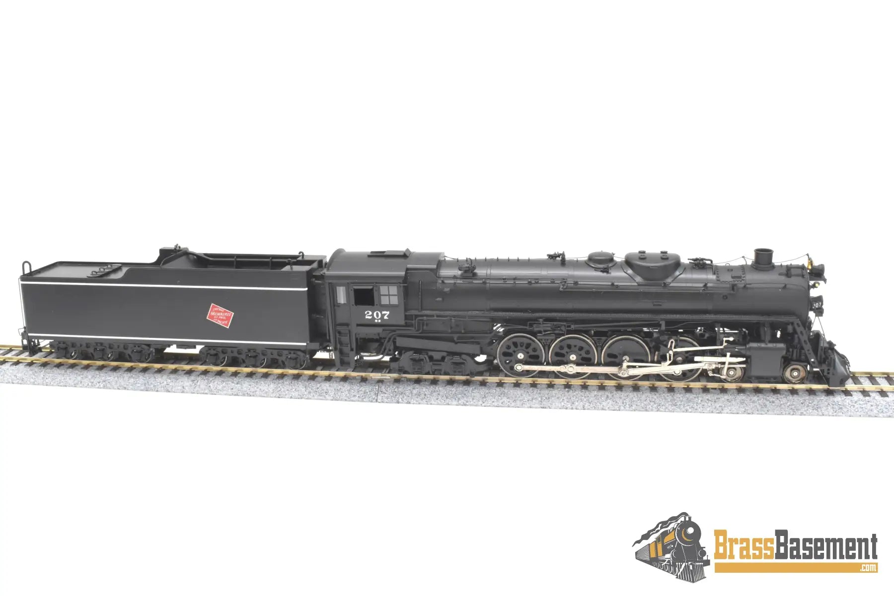 Ho Brass - Omi 1586.1 Milwaukee Road ’S2A’ 4 - 8 - 4 Northern #207 Factory Paint Steam