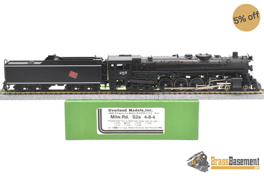 Ho Brass - Omi 1586.1 Milwaukee Road ’S2A’ 4 - 8 - 4 Northern #207 Factory Paint Steam