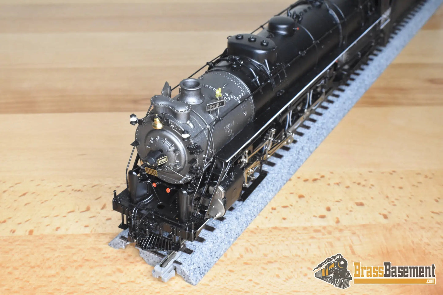 HO Brass - OMI 1588.1 Rio Grande DRGW M-68 4-8-4 #1800 F/P Black Boiler - Royal Gorge Scheme - Steam
