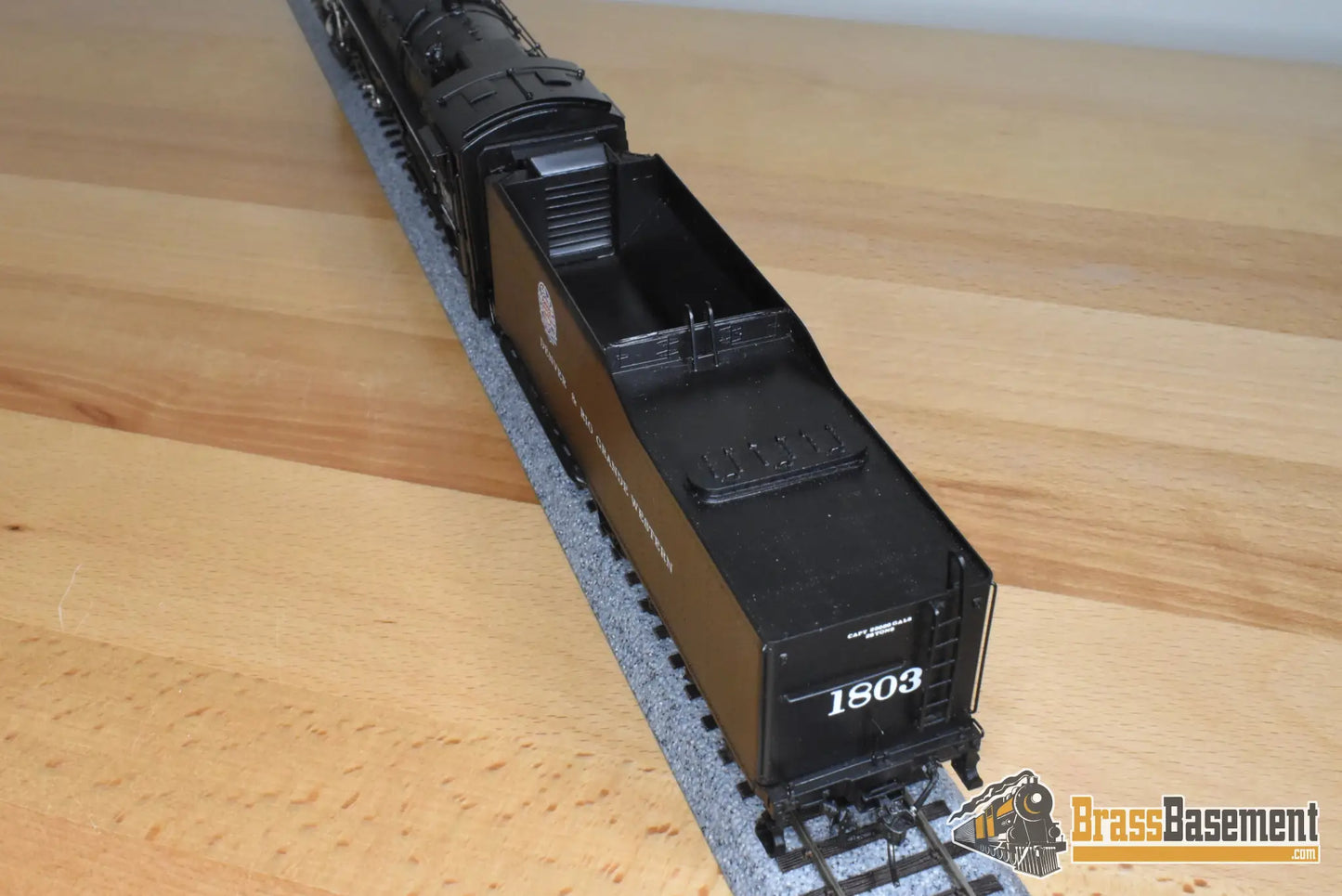 HO Brass - OMI 1588.1 Rio Grande DRGW M-68 4-8-4 #1800 F/P Black Boiler - Royal Gorge Scheme - Steam