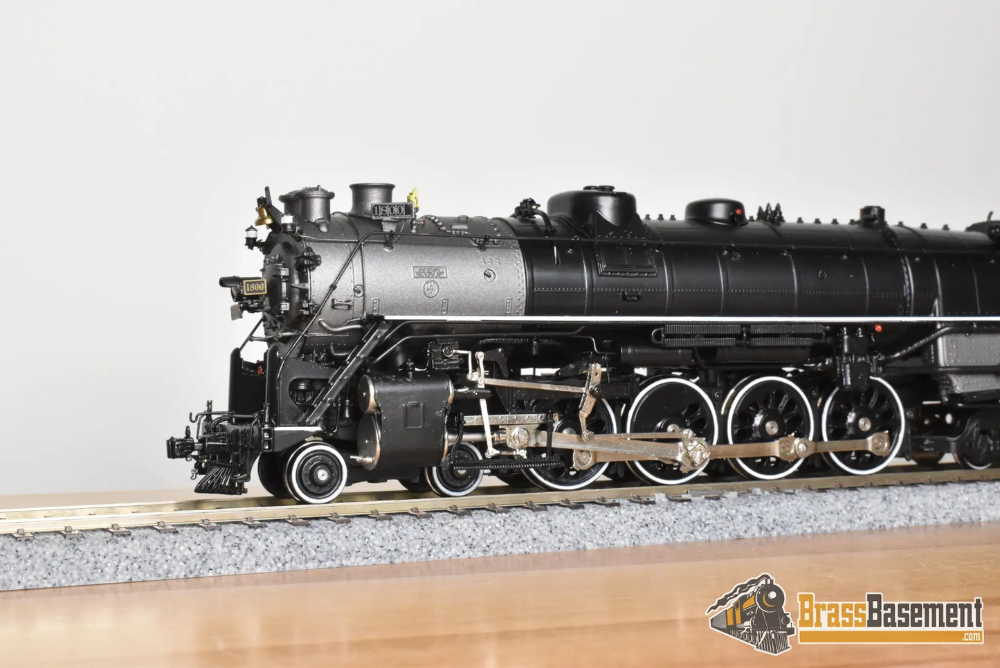 HO Brass - OMI 1588.1 Rio Grande DRGW M-68 4-8-4 #1800 F/P Black Boiler - Royal Gorge Scheme - Steam