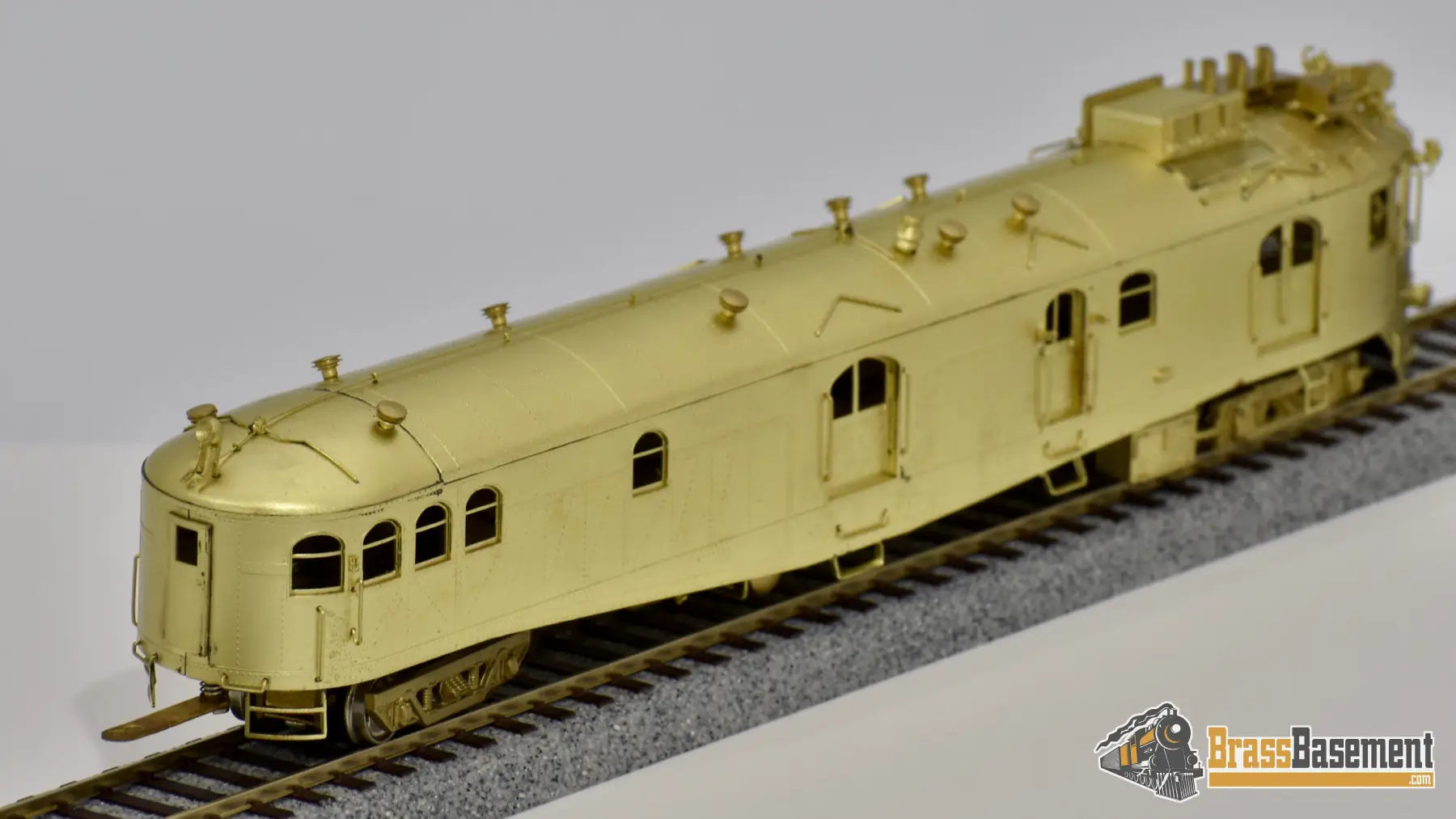 Ho Brass - Omi 1807 Union Pacific Up Mckeen Car #M - 24 And Trailer Mint Diesel