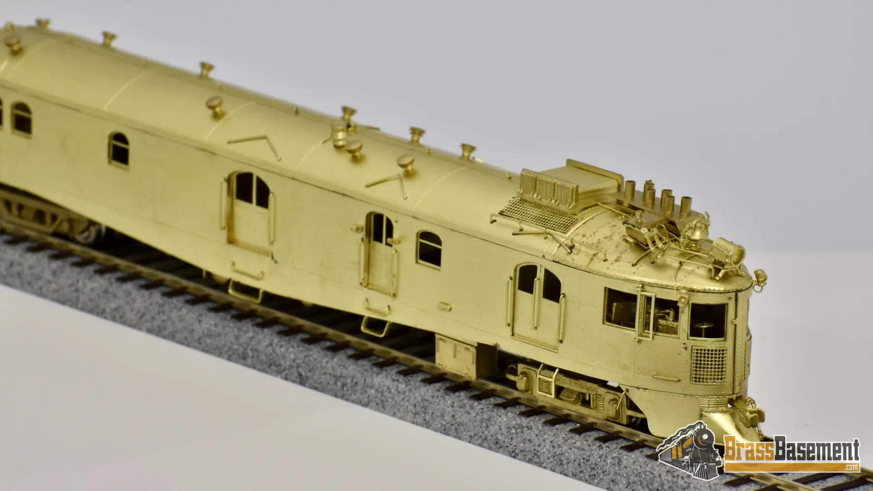 Ho Brass - Omi 1807 Union Pacific Up Mckeen Car #M - 24 And Trailer Mint Diesel