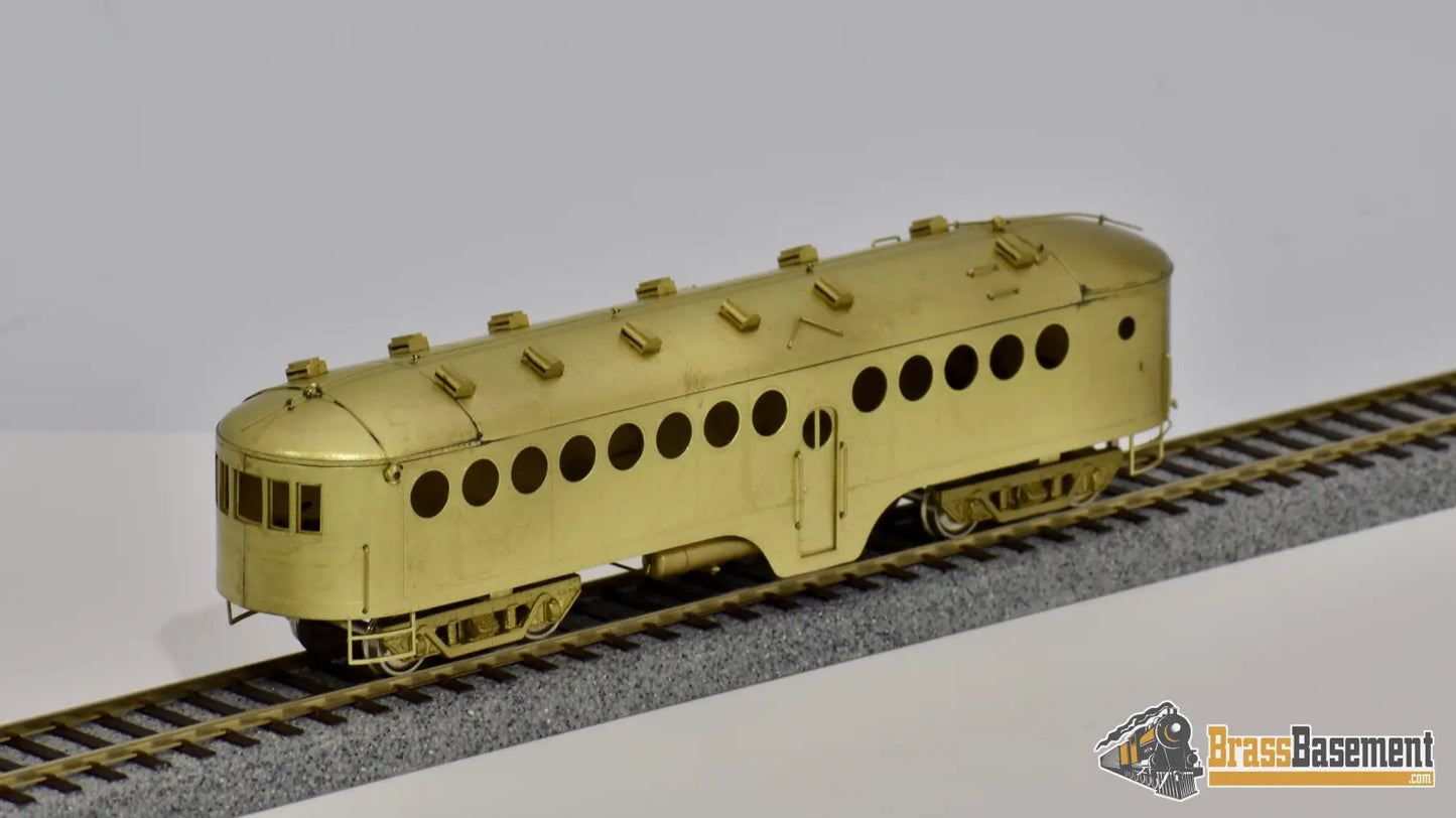 Ho Brass - Omi 1807 Union Pacific Up Mckeen Car #M - 24 And Trailer Mint Diesel