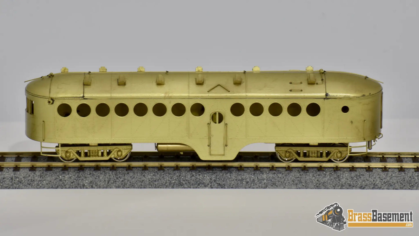 Ho Brass - Omi 1807 Union Pacific Up Mckeen Car #M - 24 And Trailer Mint Diesel