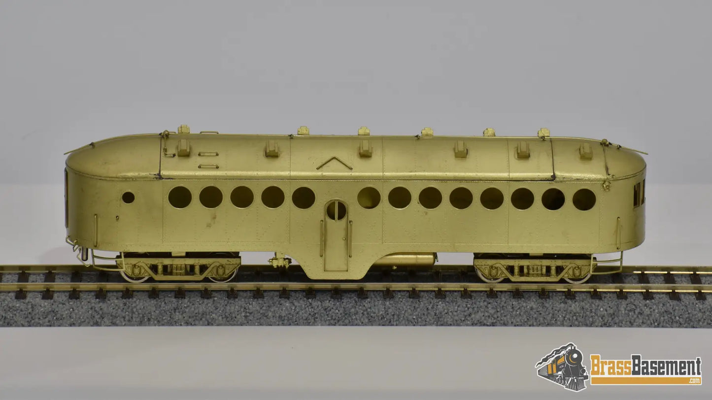 Ho Brass - Omi 1807 Union Pacific Up Mckeen Car #M - 24 And Trailer Mint Diesel