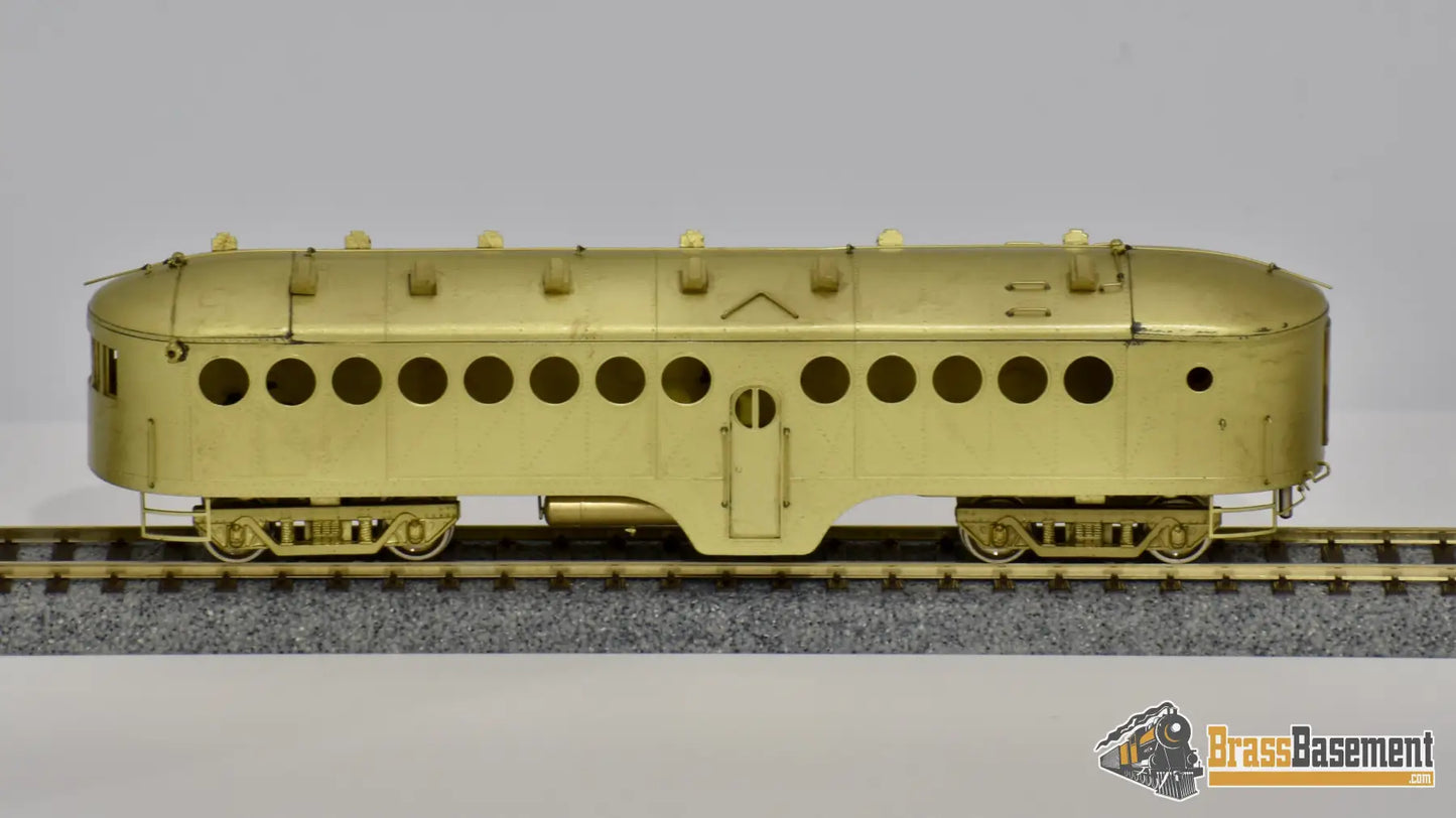 Ho Brass - Omi 1807 Union Pacific Up Mckeen Car #M - 24 And Trailer Mint Diesel