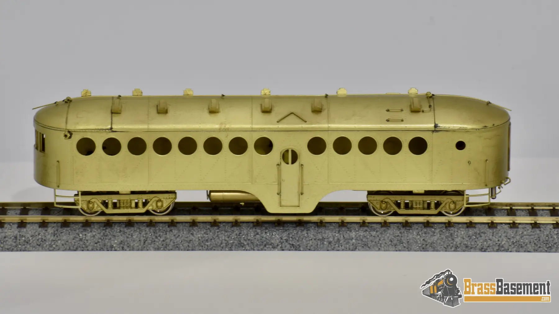 Ho Brass - Omi 1807 Union Pacific Up Mckeen Car #M - 24 And Trailer Mint Diesel