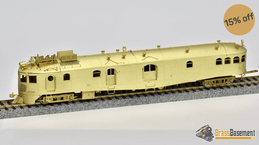 Ho Brass - Omi 1807 Union Pacific Up Mckeen Car #M - 24 And Trailer Mint Diesel