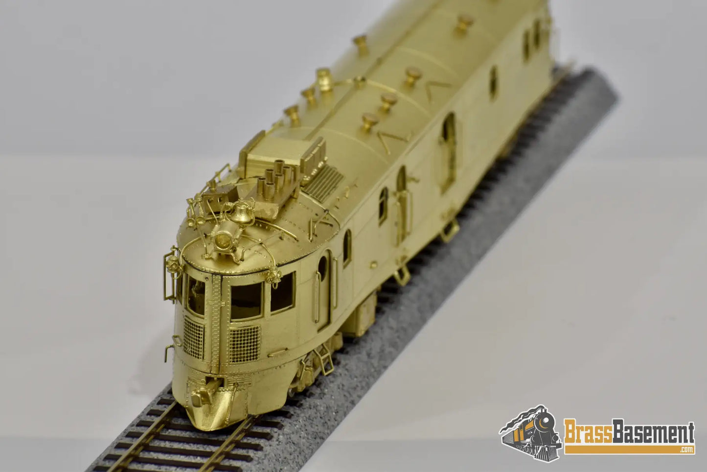 Ho Brass - Omi 1807 Union Pacific Up Mckeen Car #M - 24 And Trailer Mint Diesel