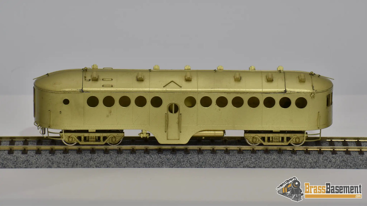 Ho Brass - Omi 1807 Union Pacific Up Mckeen Car #M - 24 And Trailer Mint Diesel