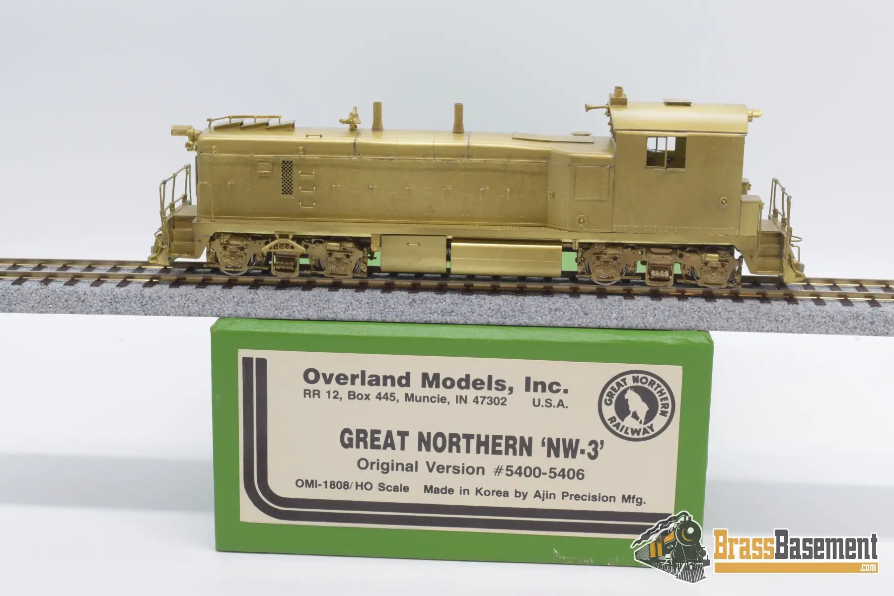 Ho Brass - Omi - 1808 Great Northern Gn Emd Nw - 3 Diesel Omi Tank Drive