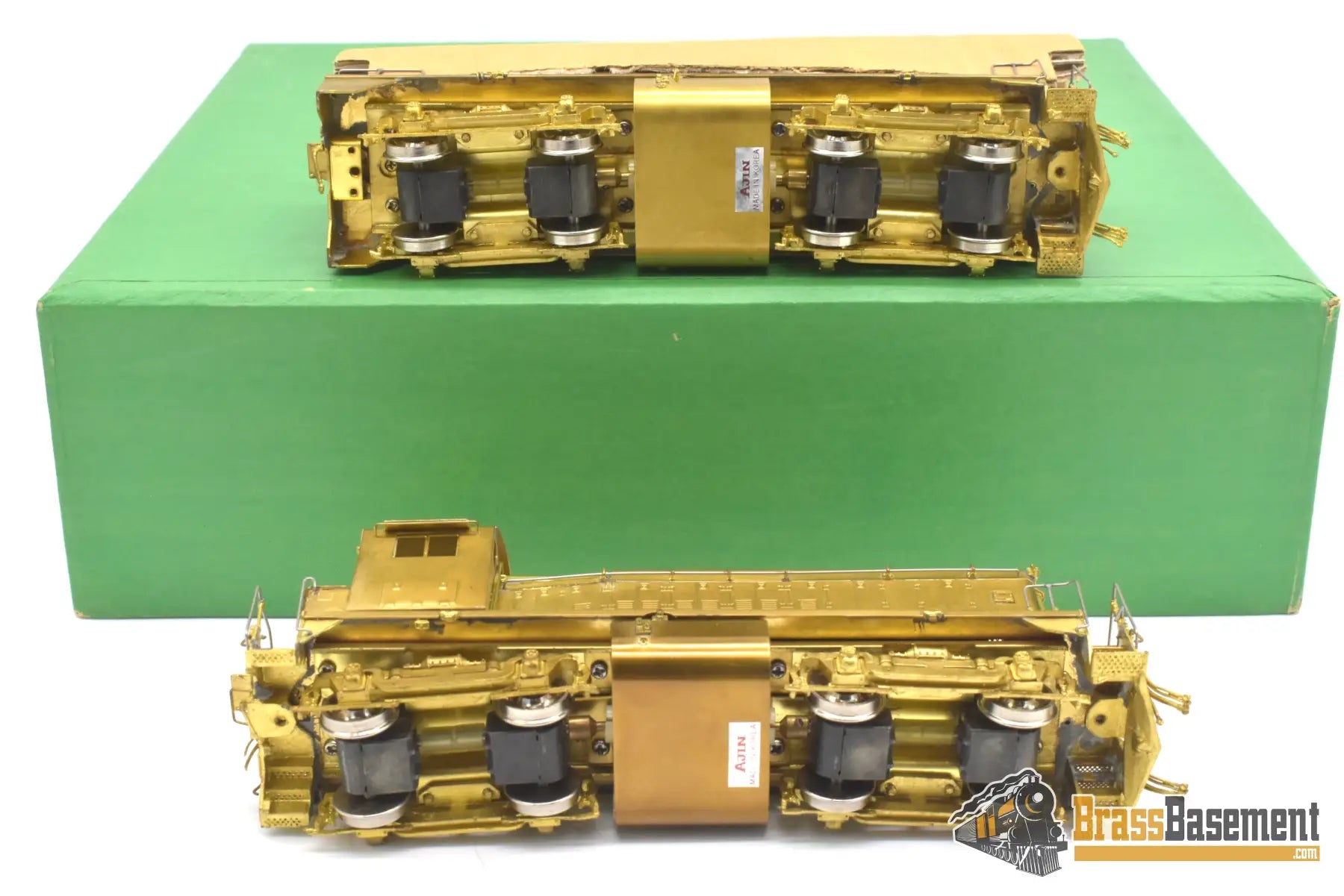 Ho Brass - Omi 1855 Union Pacific Up Tr-5 #1871 Cow & Calf Mint Unpainted Diesel