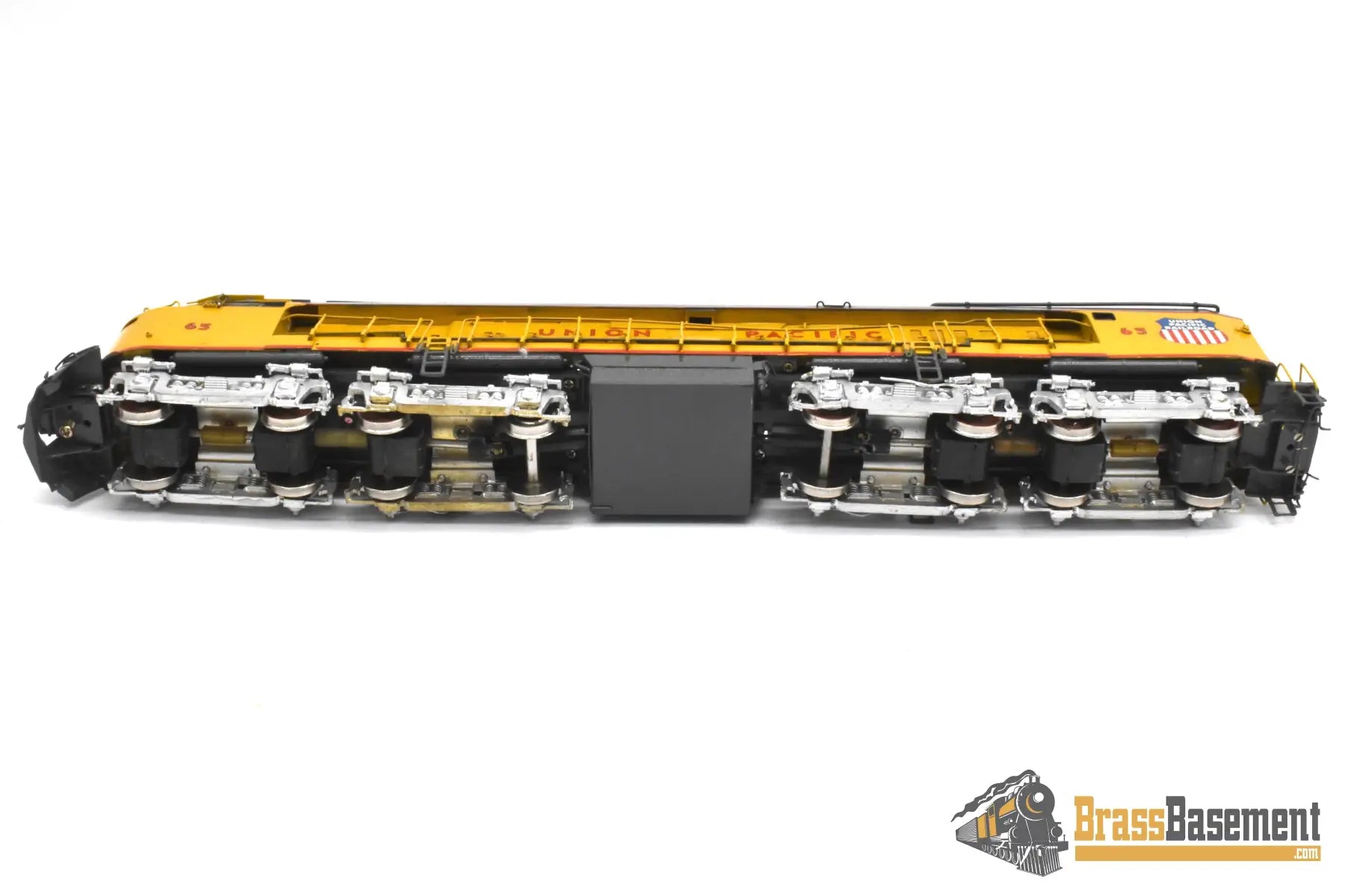 HO Brass - OMI 1873 Union Pacific #65 Veranda Turbine Special Intake & Aux. Tender - AS IS Turbine