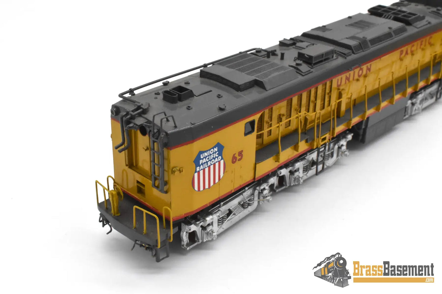 HO Brass - OMI 1873 Union Pacific #65 Veranda Turbine Special Intake & Aux. Tender - AS IS Turbine