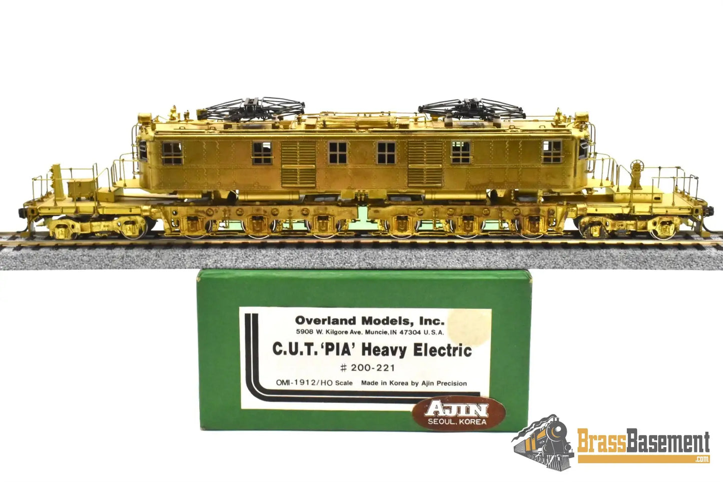 HO Brass - OMI 1912 Cleveland Union Terminal CUT P1A Heavy Electric - Unpainted Electric