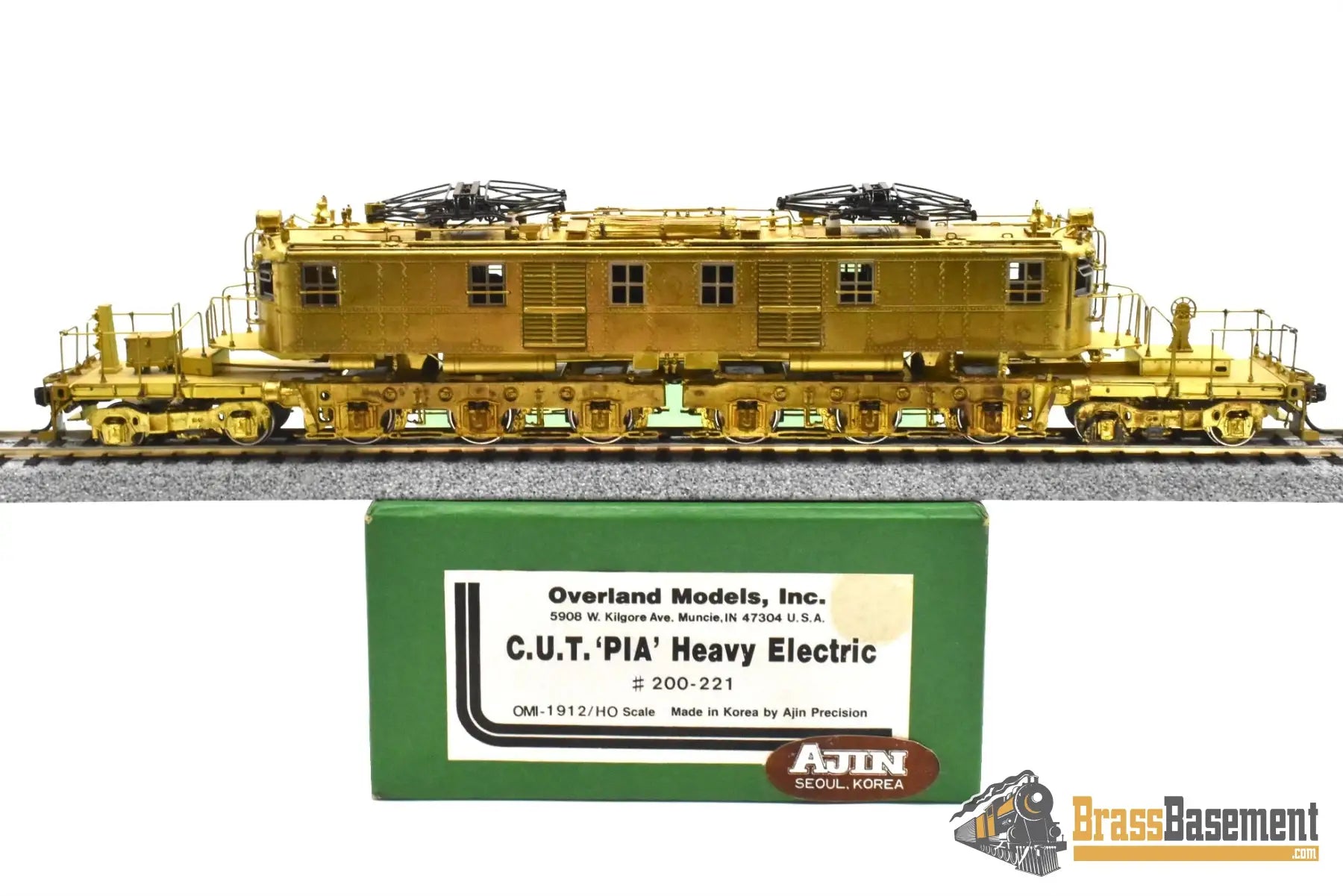 HO Brass - OMI 1912 Cleveland Union Terminal CUT P1A Heavy Electric - Unpainted Electric