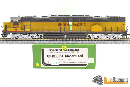 Ho Brass - Omi 1915.C1 Union Pacific Up Emd Dd35A Modernized W/Sand Boxes Pro Custom Painted Diesel
