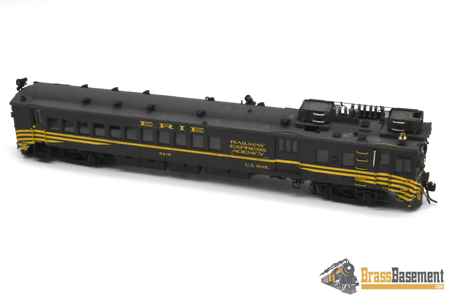HO Brass - OMI 1944 Erie Motor Rail Car #5010 - Custom Paint - Doodlebug Diesel
