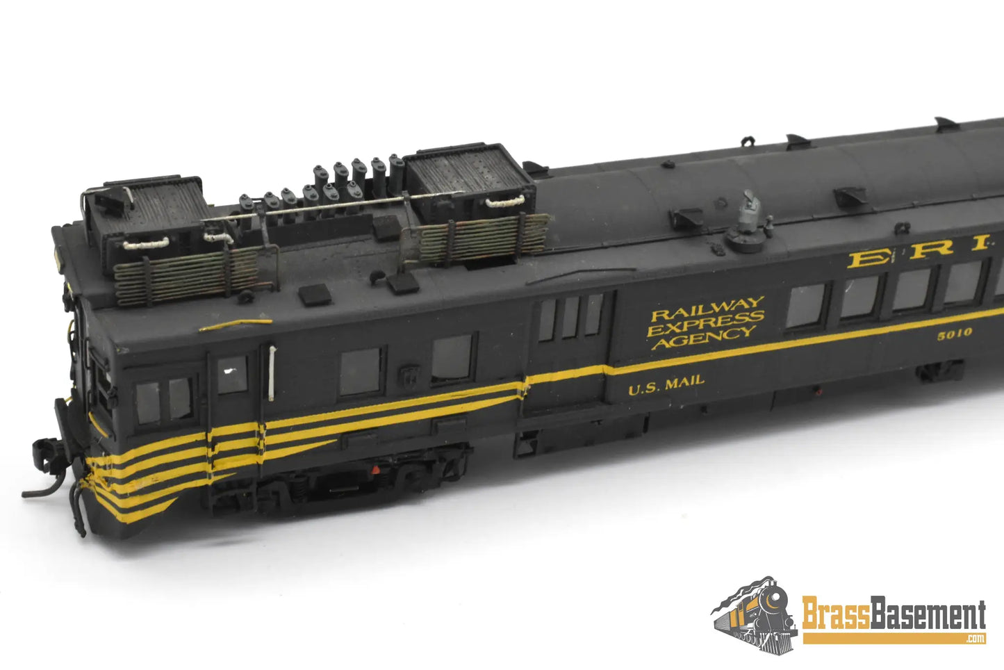 HO Brass - OMI 1944 Erie Motor Rail Car #5010 - Custom Paint - Doodlebug Diesel