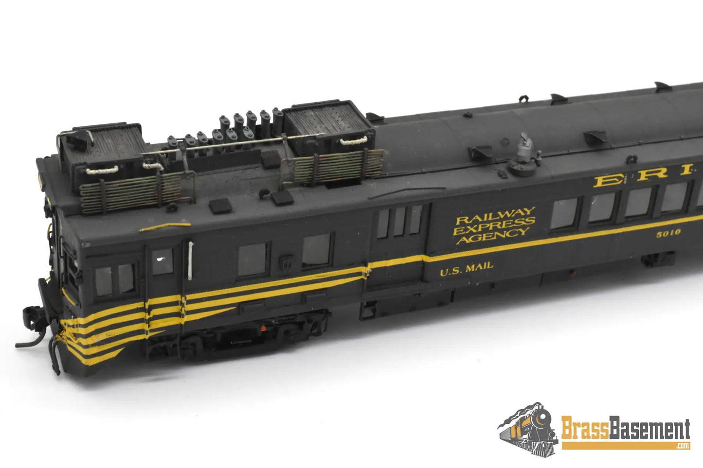 HO Brass - OMI 1944 Erie Motor Rail Car #5010 - Custom Paint - Doodlebug Diesel