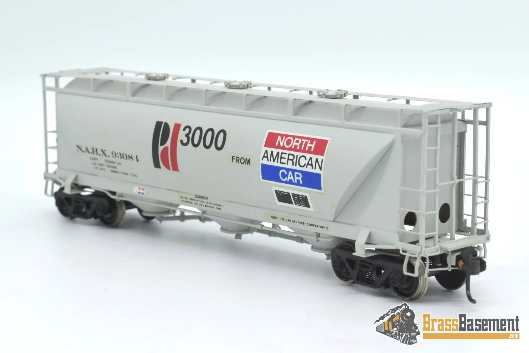 Ho Brass - Omi 3001.1 N.a. Pd3000 Covered Hopper F/P Demo Mint Freight