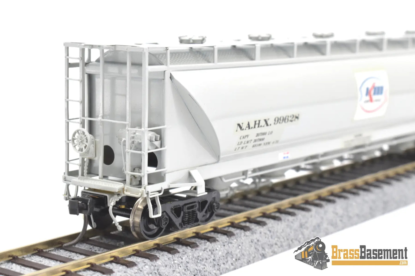 Ho Brass - Omi 3002.2 N.a. Pd4000 ‘Kerr Mcgee’ Nahx #99628 Covered Hopper F/P Mint Freight