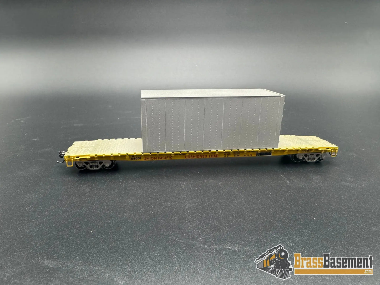 HO Brass - OMI 3005 Union Pacific UP DC-10 Wing Gondola Set w/ Idler Flat Car - Custom Paint Freight