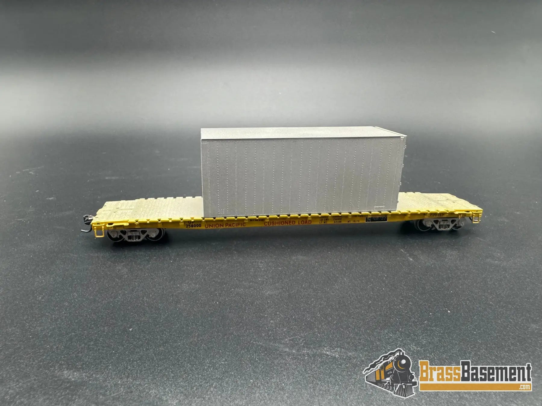 HO Brass - OMI 3005 Union Pacific UP DC-10 Wing Gondola Set w/ Idler Flat Car - Custom Paint Freight