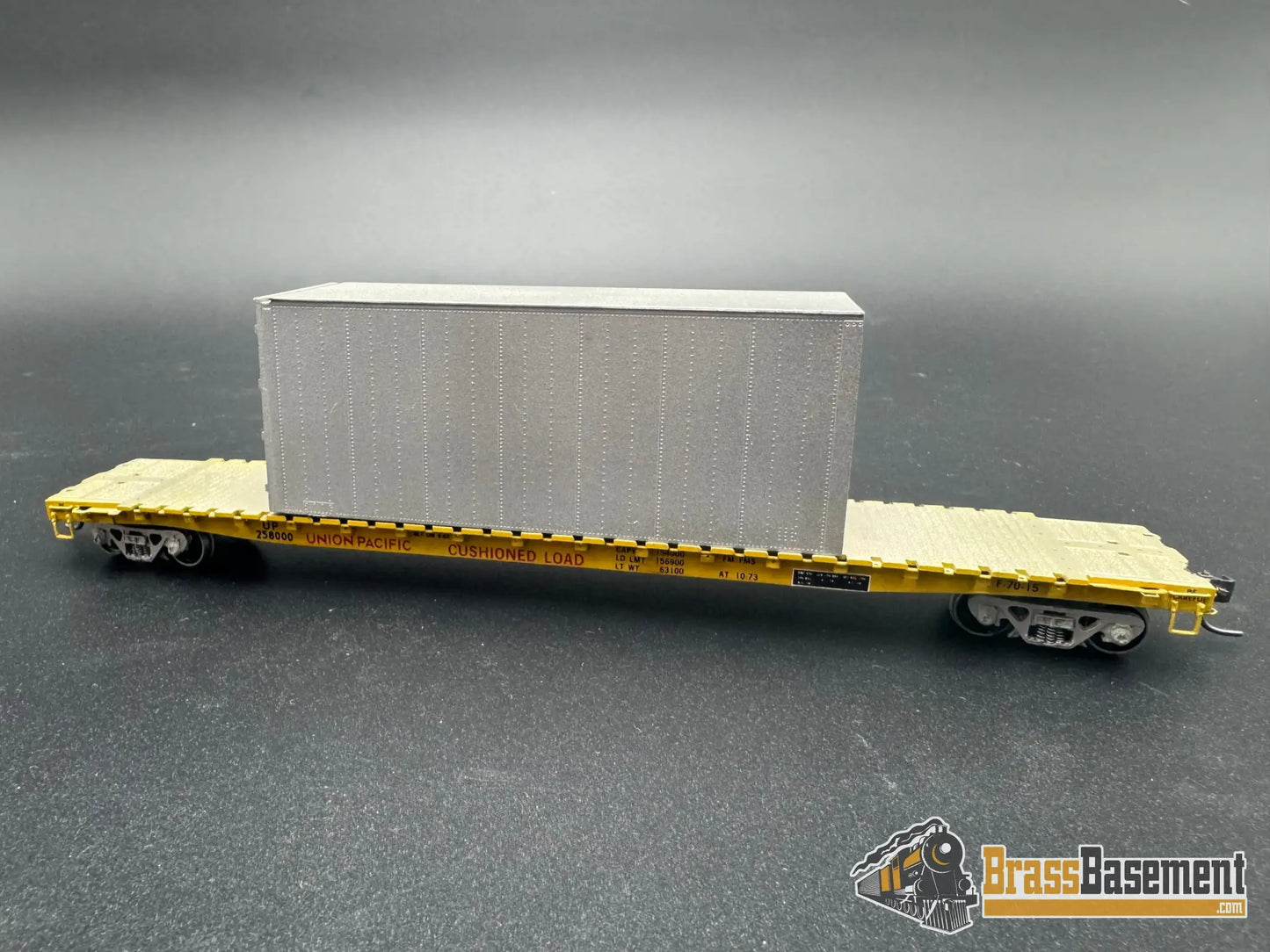 HO Brass - OMI 3005 Union Pacific UP DC-10 Wing Gondola Set w/ Idler Flat Car - Custom Paint Freight