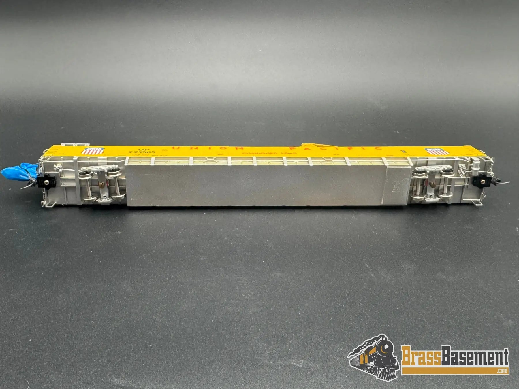 HO Brass - OMI 3005 Union Pacific UP DC-10 Wing Gondola Set w/ Idler Flat Car - Custom Paint Freight