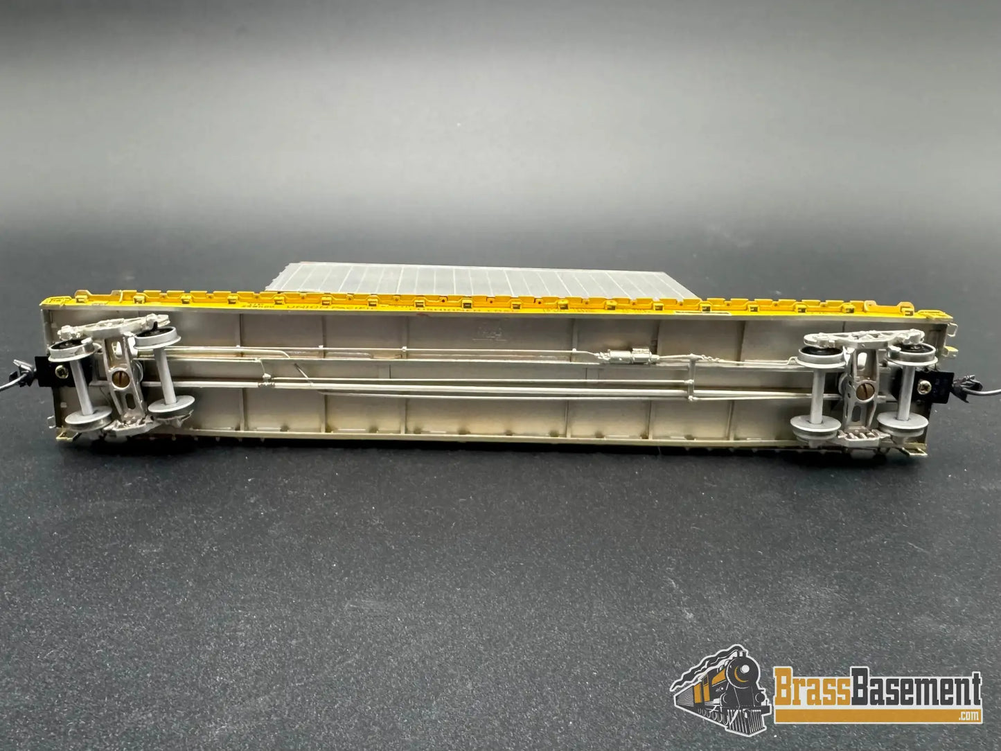 HO Brass - OMI 3005 Union Pacific UP DC-10 Wing Gondola Set w/ Idler Flat Car - Custom Paint Freight